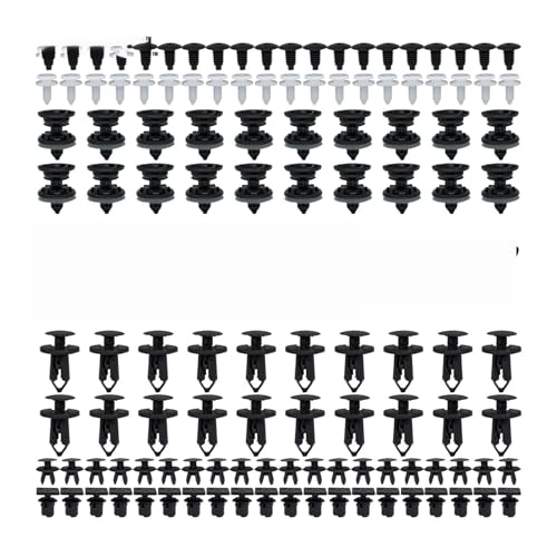 Clips para paneles de puertas de coche y remaches de carrocería en kit de 120 piezas 2