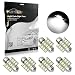 Partsam Festoon 28mm LED Light Bulbs for Interior Lights Map Dome Door Courtesy Light Bulbs DE3021 3175 -White 6Pcs