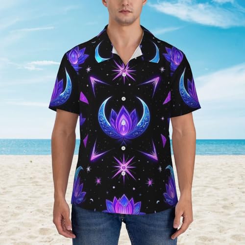 Men's Short Sleeve Shirts Casual Button Down Shirts Vacation Beach Summer Tops4