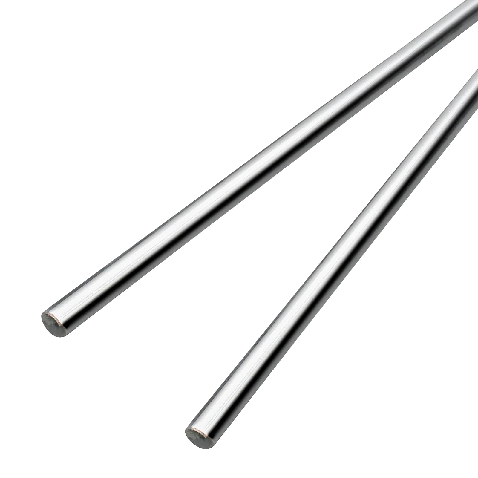 Litoexpe 2-Pack 8mm x 300mm Linear Motion Rods Shaft Guide, 5/16" x 11.81"
