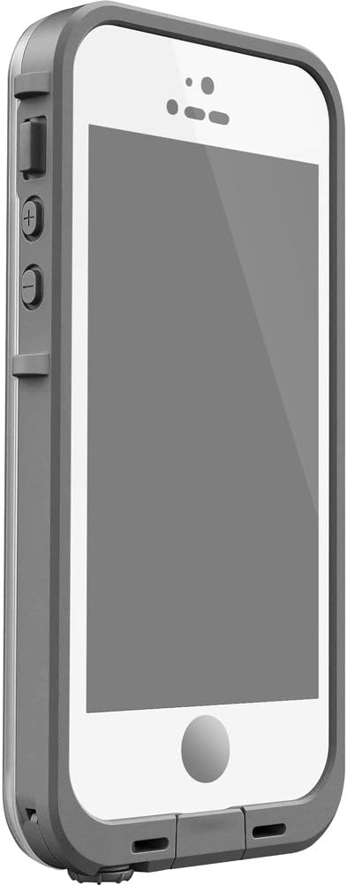 VersionTech IPX68 Waterproof Shockproof Shock Proof Snow Proof SnowProof DirtProof Dirt Proof Durable Case Cover for Apple iPhone 5S 5 With Small Mesh Bag-White