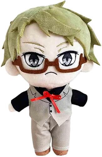 JCvCX Figura de peluche de Kunikida Doppo de 10 pulgadas, juguete de peluche de Fyodor Dostoyevsky, muñeco de peluche de Nikolai Gogol, peluche de