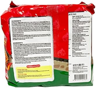 Samyang Foods Hot Chicken Ramen - Kimchi Flavor (Pack of 5) - 2020 New Flavour