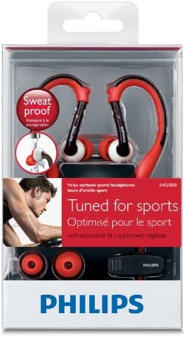 PHILIPS Earhook Headphone Red