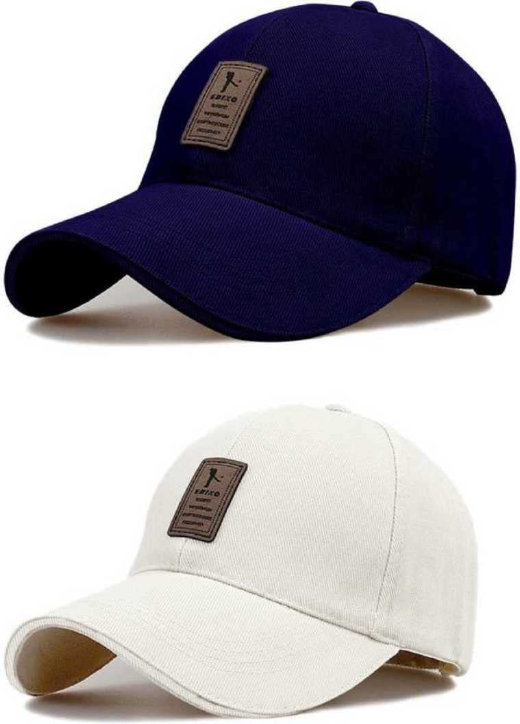 FY LANECap for Men Free Size with Adjustable Strap Caps for All Sports Baseball, Cricket, Gym, Tennis Pack 2