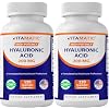 Vitamatic 2 Pack Hyaluronic Acid Supplements 200mg - Supports Healthy Connective Tissue and Joints - Promote Youthful Healthy Skin - Total 240 Capsules