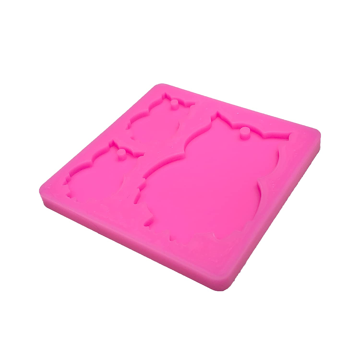 Stampo in silicone per orecchini e pendenti a cubo con perline carine, strumento per gioielli in resina, stampi per colata in resina epossidica UV, stampo artigianale - Italia