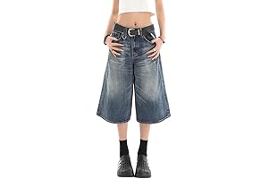Y2K Baggy Cropped Jorts: Comfort and Style Converge