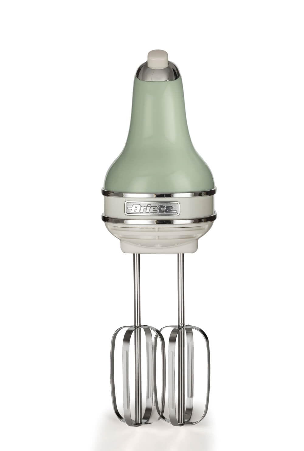 Ariete 1548 Batidora de Mano Vintage 450W 5 Velocidades Función Turbo 2 Batidores Verde