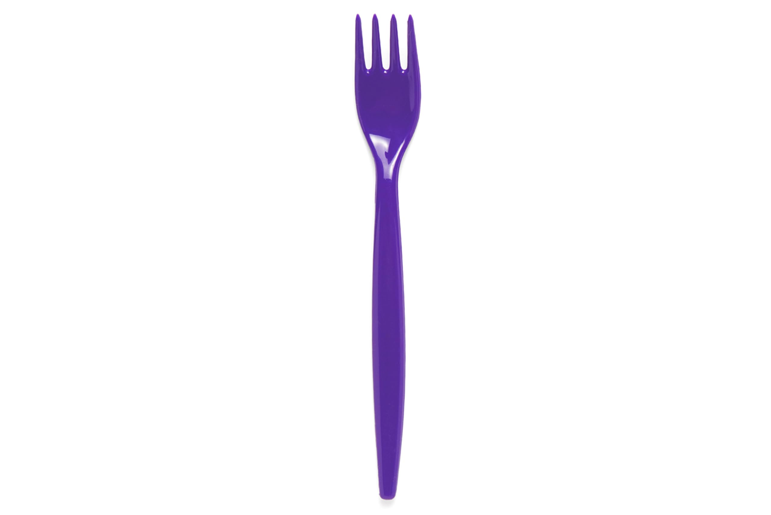 Harfield Purple Fork (20cm) Pack of 10 - HQ Polycarbonate