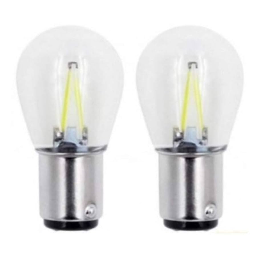 Amazon | S25 BAY15d 1157 電球型 電球色 暖色 LED ブレーキ