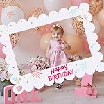 32 x 24 Inch Photo Booth Selfie Frame Prop Booth for Birthday Event Parties Large Blank DIY Cutout Props for Funny Decoration Christmas, Holiday Supplies - Image 5