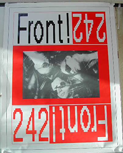 Front 242 - 58X78Cm Affiche Poster deco interieure