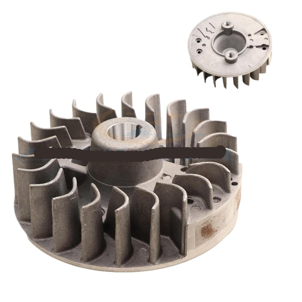 Volante de inercia para césped Compatible con Modelos de Motor de Gasolina de 4 Tiempos de 47 CC y 49 CC