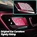 2pcs Bling Car Inner Door Bowl Crystal Accessories Compatible with Mercedes Benz 22-26 C C300 E S Class GLC CLE EQE/EQS 2022-2026 Bling Rhinestone Sticker Shiny Accessories Decorate