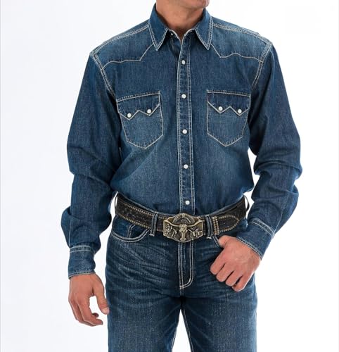 Western Leather Belt for Men, Genuine Leather belts, Cowboy Cowgirl Belt for Jeans4