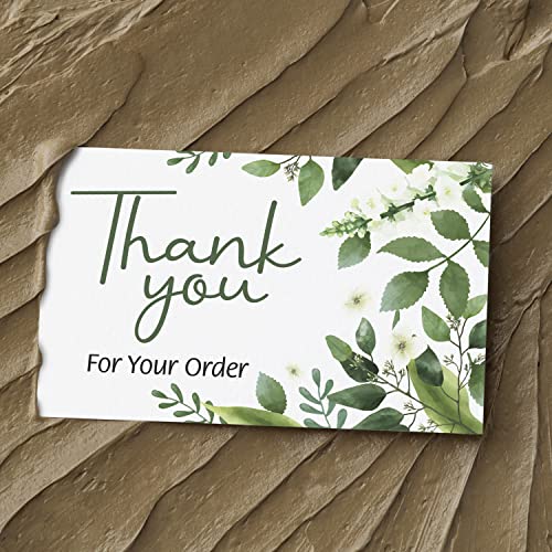 Image of Clickedin - 50 Pieces Thank You Greeting Cards and Tags for for Your Order Theme
