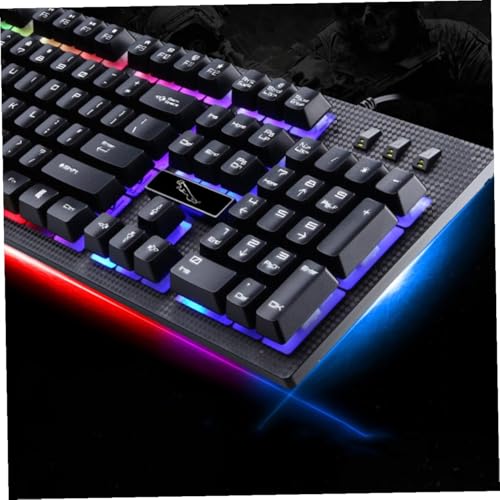 Clavier et souris USB lumineuses gaming mécanique PC