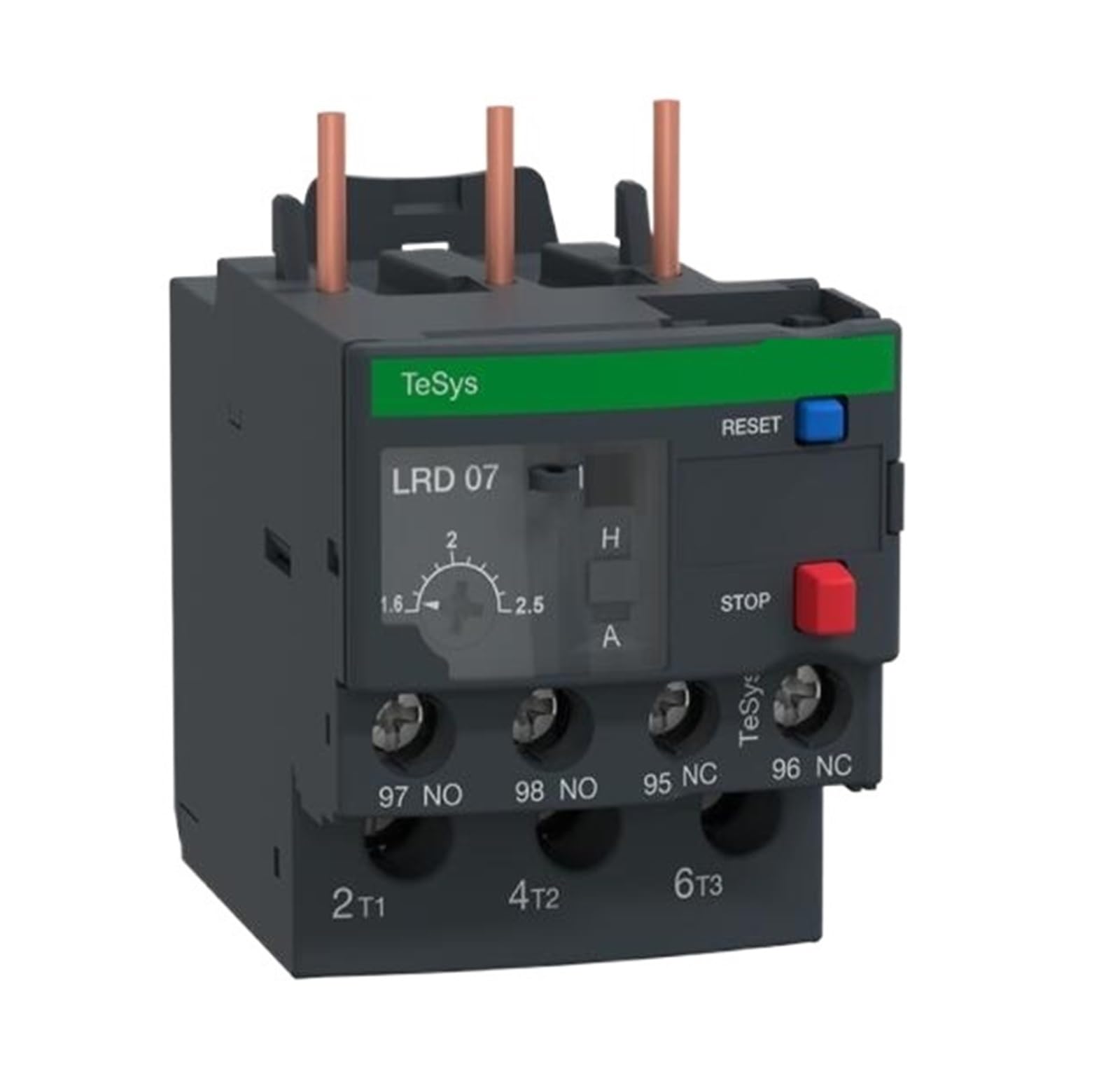 ZVQYSGIW LRD07 LR-D07 overload relays - 1.6...2.5 A - class 10A