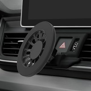Beerte car phone holder for MagSafe for Audi Q5 2017-2024, 20 x N52 Powerful Magnets 360° Rotation Magnetic Car Phone Holder for iPhone 16/15/14/13/12 Series MagSafe Case, All Phones