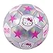 Hello Kitty Go! Model 1601 Soccer Ball, Size 3, Silver/Pink