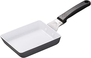 京セラ(Kyocera) 卵焼き フライパン 13×18cm IH 対応 フッ素 不使用 セラミック 加工 焦げ付きにくい 油使用 中火以下 セラブリッド マットグレー CF-EB-WMGY