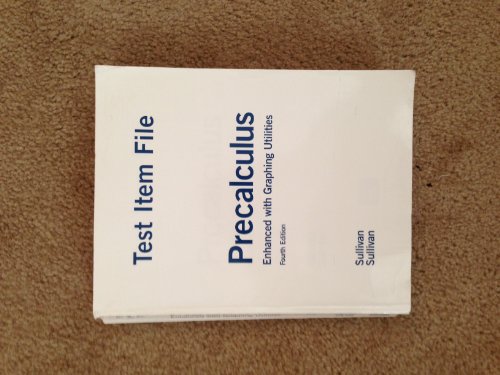 Precalculus-test Item File: Enhanced With Graph... 013149094X Book Cover
