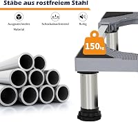 SMONTER Mosógép Alap Keret 4 Erős Lábbal 19-21,9 cm Magasság Csúsztatható Talapzat 2