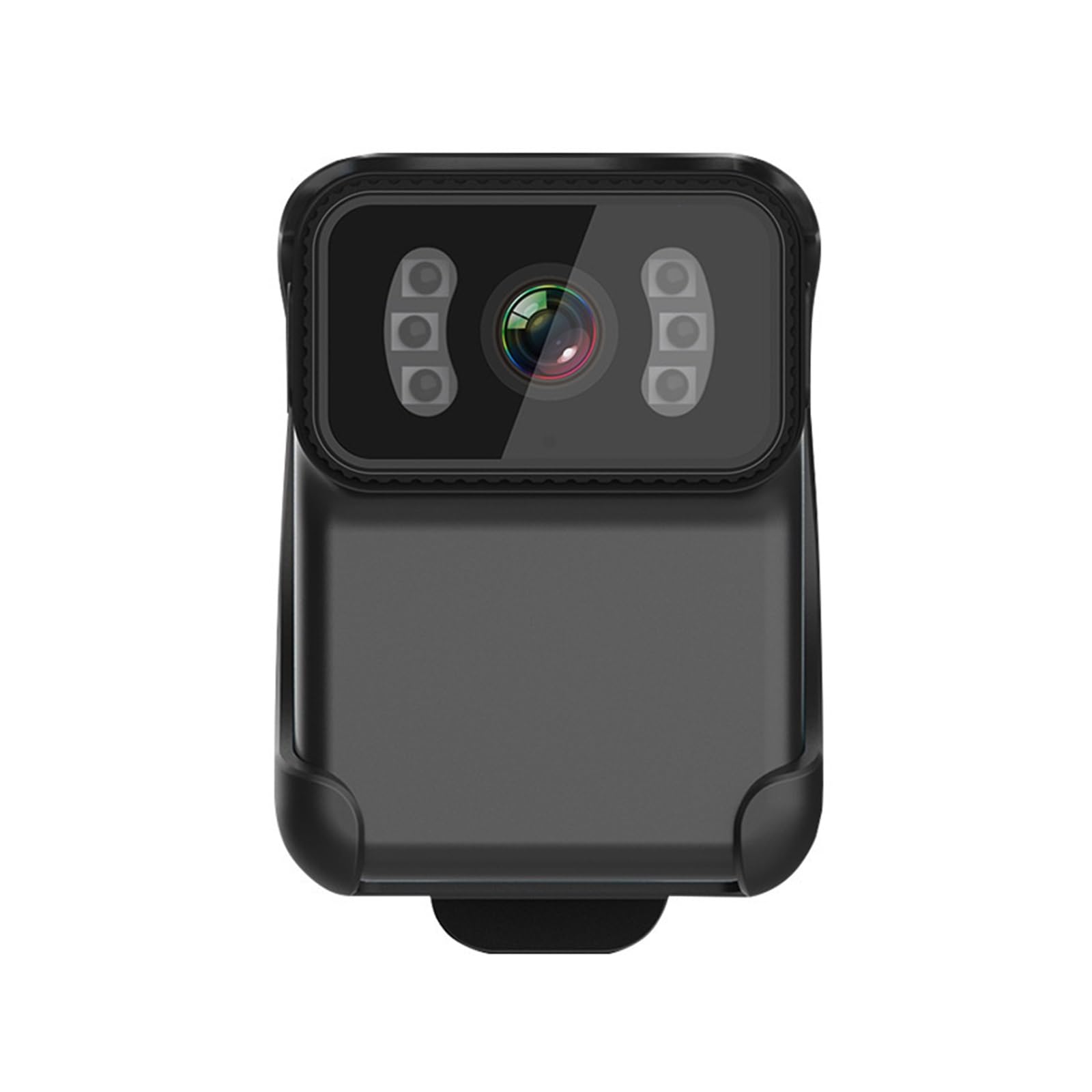 Macchina Fotografica d'azione Registratore delle Forze Ordine 1080P 200M Pixel Full HD WiFi Fotocamera Formato MP4 DV Action Cam 900mAh Video Visione Notturna(with 128G TF Card)