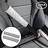 Amooca Soft Auto Seat Belt Cover Seatbelt Shoulder Pad Cushions 2 PCS Universal Fit for All Cars and Backpack for a More Comfortable Driving (Light Grey) #1
