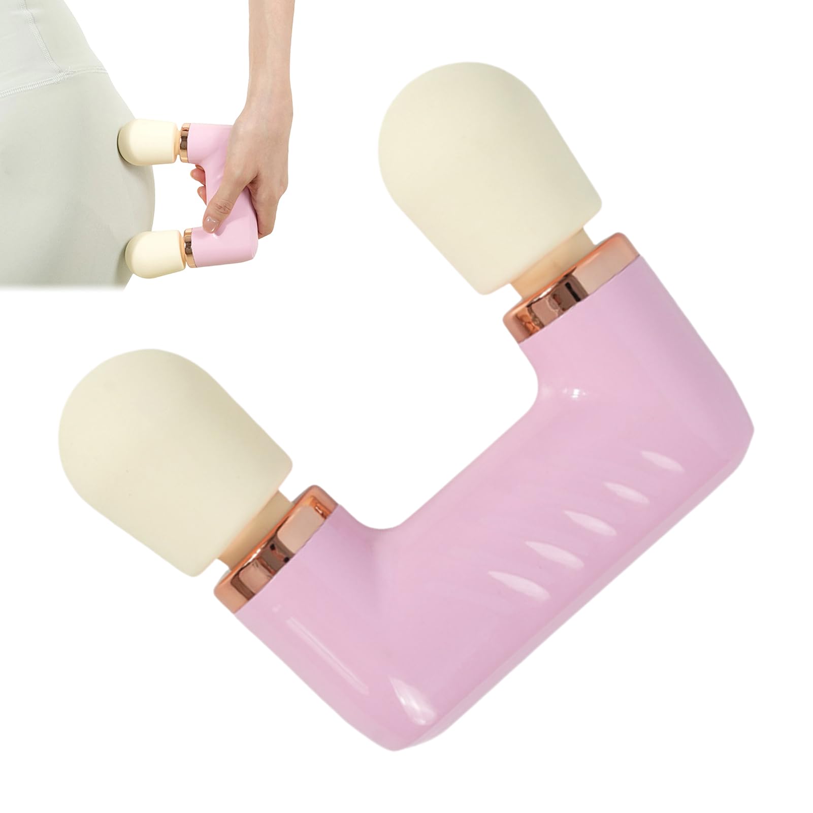 Mini Handheld-Percussions-Massagegerät Doppelkopf-Wadenmassage | Handliches Massagegerät für Sportler Frauen Männer Berufstätige Vielreisende Fitnessbegeisterte Zuhause Büro