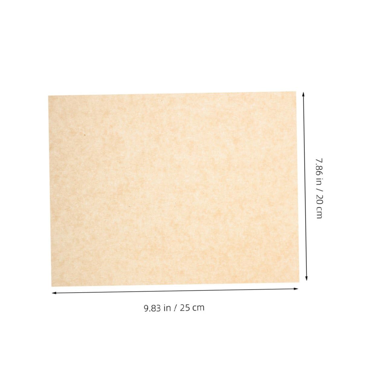 500piezas Papel Antigrasa Para Hornear Papel De Para Barbacoa Pizzas y Aperitivos De Alimentaria Para Frituras y Repostería