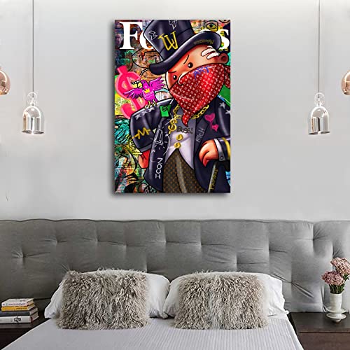 Ewm Alec Monopolys Graffiti Poster Decorative Painting Canvas Wall Art Living Room Posters Bedroom Painting 24X36Inch(60X90Cm) #TOP6