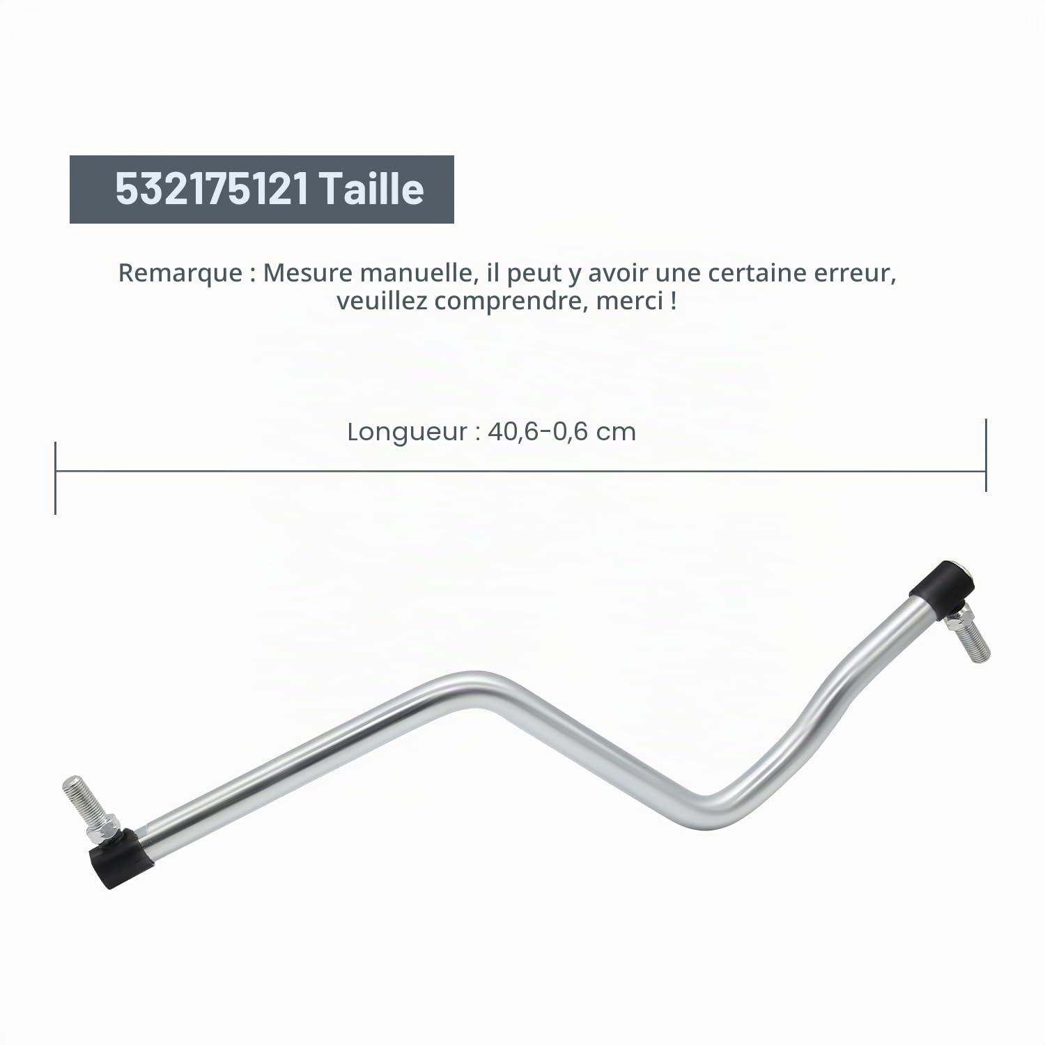 Gadgetool 175121 532175121 Maillon de Frein pour Tondeuse Craftsman Poulan Husqvarna