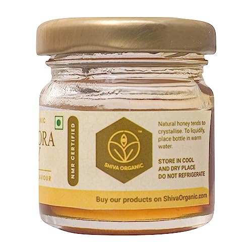 Image of Shiva Organic Raw Multi Flora Honey 50g | 100% Pure NMR Tested | Raw and Unprocessed