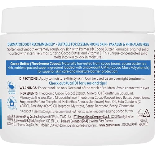 Palmers Cocoa Butter Bundle 3 Pack - Include Cocoa Butter Body Lotion 250ml, Moisturiser Tub 100g, and Body Oil 250ml - Gift Set Women - Image 5