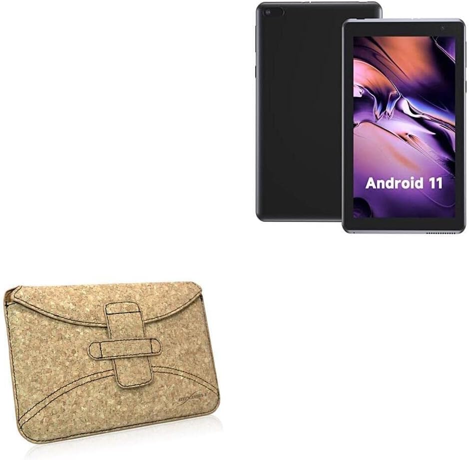 BoxWave Case Compatible with ZZB Tablets Android 11 OS Q2 (7 in) - Quorky Pouch, Durable, Lightweight Cork Envelope Sleeve Cover