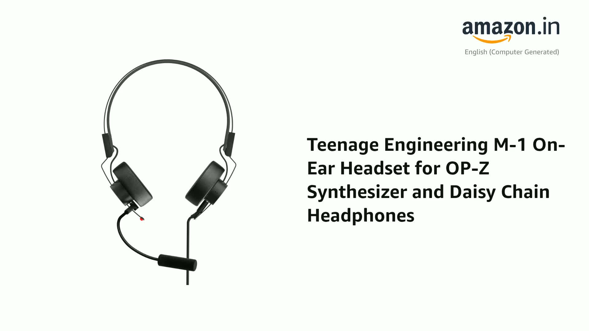 Teenage Engineering M-1 On-Ear Headset for OP-Z Synthesizer and