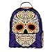 Zaino leggero con teschio messicano a colori per scuola di viaggi universitari zaino casual per uomini e donne, Multicolore, Taglia unica