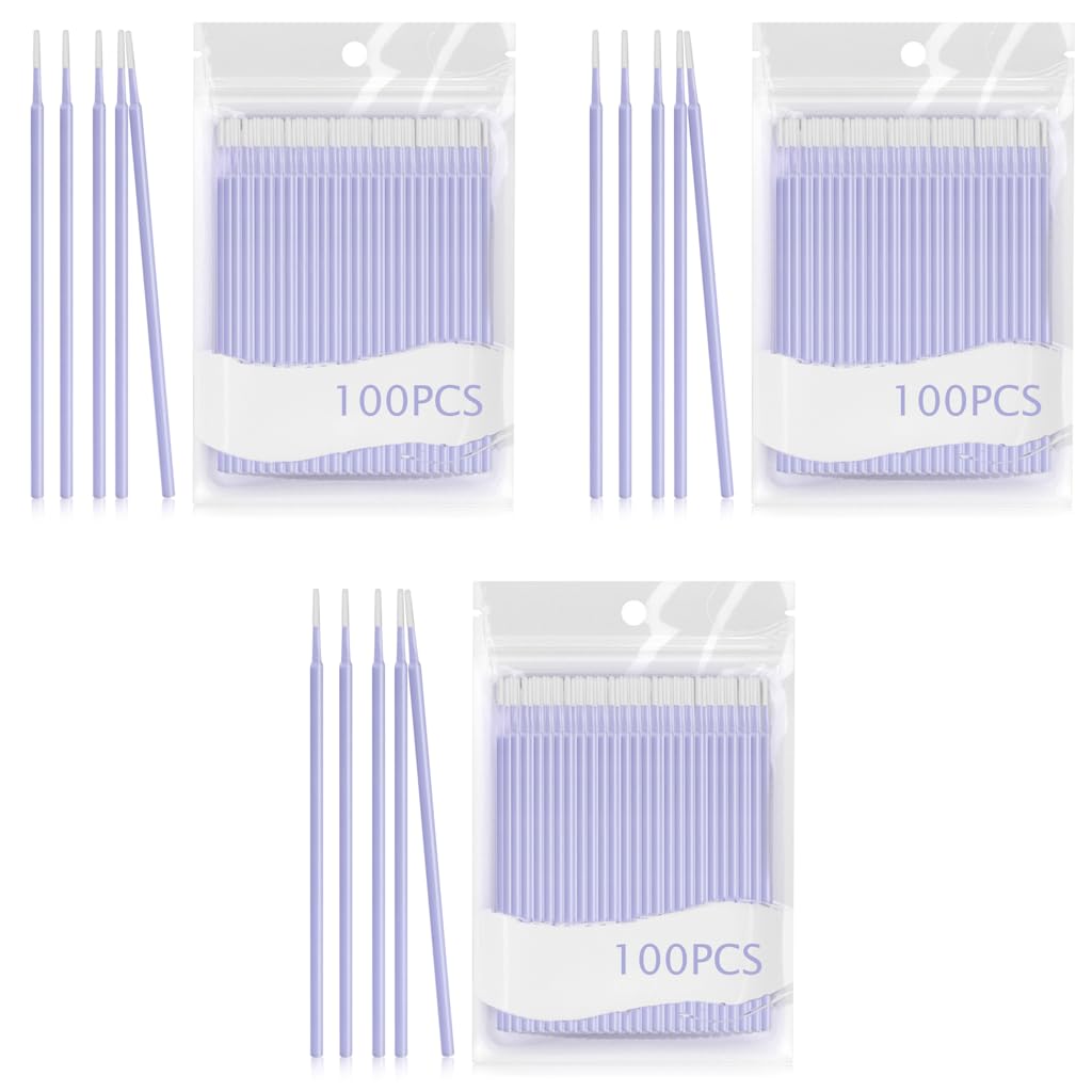 MAYCREATE® 100-Count Fine Tip Cotton Swabs for Makeup Removal Eyeliner Mascara Precision Excess Cosmetics Tools Fixing Sharpening Lip Liner Correction 3PCS-picture-23