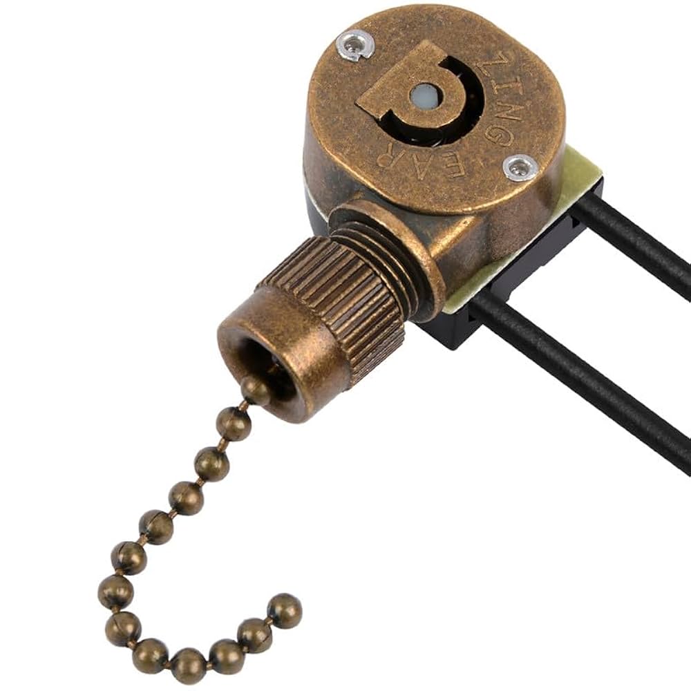 Ceiling Fan Light Switch ZE-109M Pull Chain Switch On Off