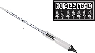 Maple Syrup Hydrometer - Measure Sugar and Moisture Content (Density) of Boiled Sap - Baume and Brix Scale - Calibrated to Create Pure Maple Syrup