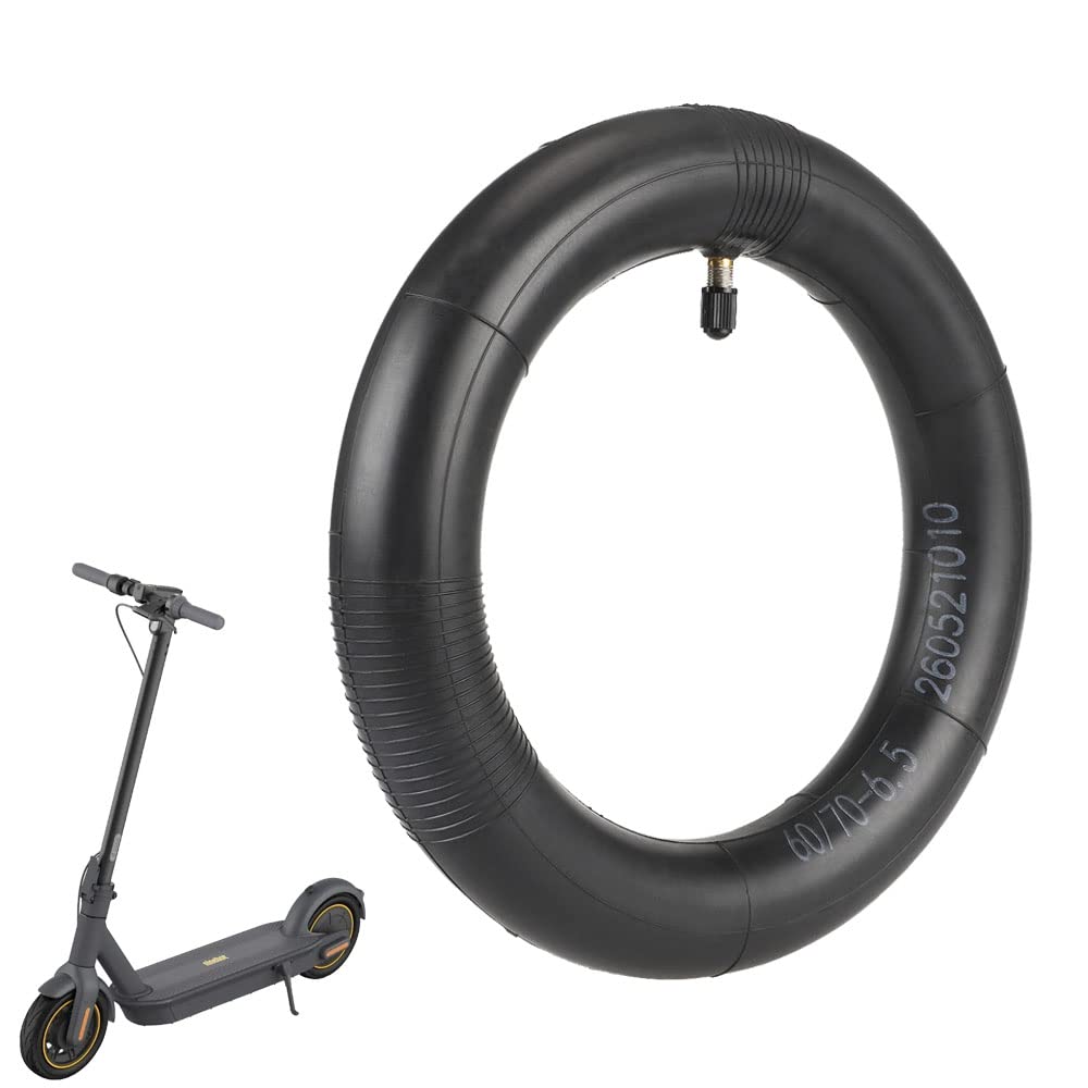 60/70-6,5 Camera d'Aria per Monopattino Elettrico 10 Pollici Pneumatico Doppio Spessore per Segway Ninebot Max G30 Serie Anteriore/Posteriore, Resistente a Forature e Abrasioni (1 Pezzo)