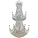 Elegant Lighting V8949G36C/EC Corona - Thirty-Six Light Chandelier, Crystal Style Options: Clear Elegant Cut