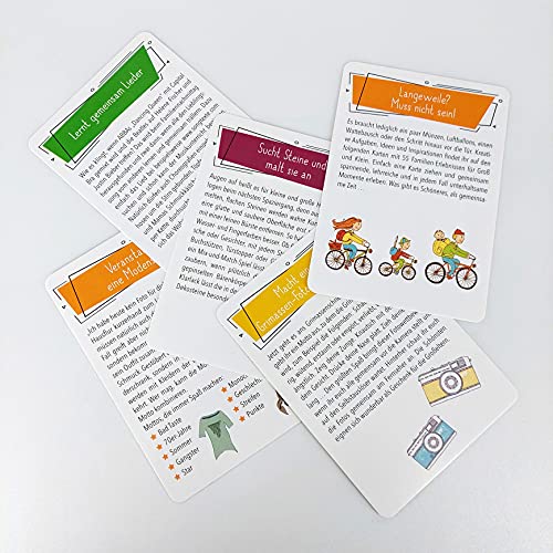 Heute ist Familienzeit: 55 kleine Abenteuer, die nichts kosten. Mikroabenteuer für gemeinsame Erlebnisse im Alltag, im Urlaub oder in den Ferien. Ab 5 Jahren