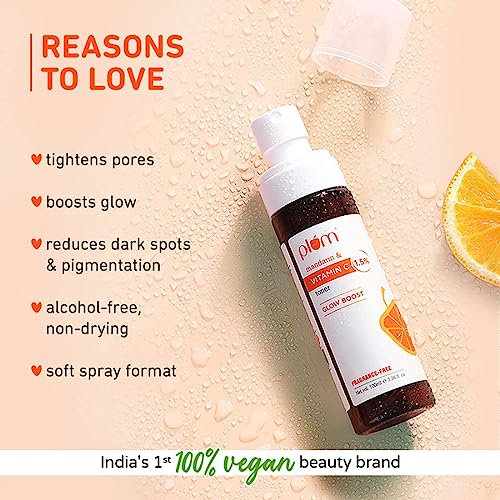 Plum 1.5% Vitamin C Toner with Mandarin | For Glowing Skin | Improves Uneven Skin Tone | Tightens Pores | Fragrance-Free | 100% Vegan - Image 2
