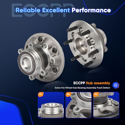Image of ECCPP 515120 Wheel Bearing Hub Assembly for Chevrolet Colorado 2009-2012