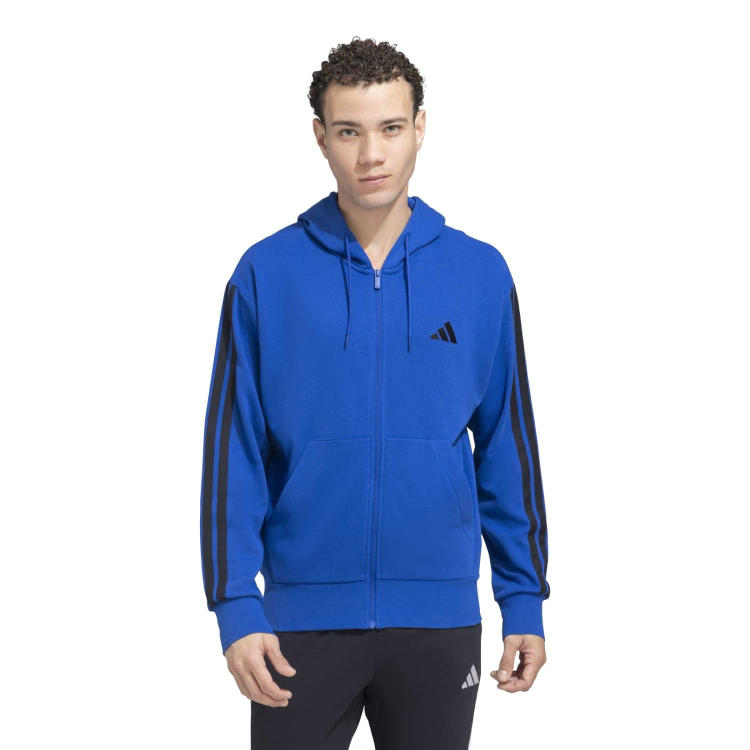 Men Track Tops | M 3S Ft Fz Hd | Blue |-image-36