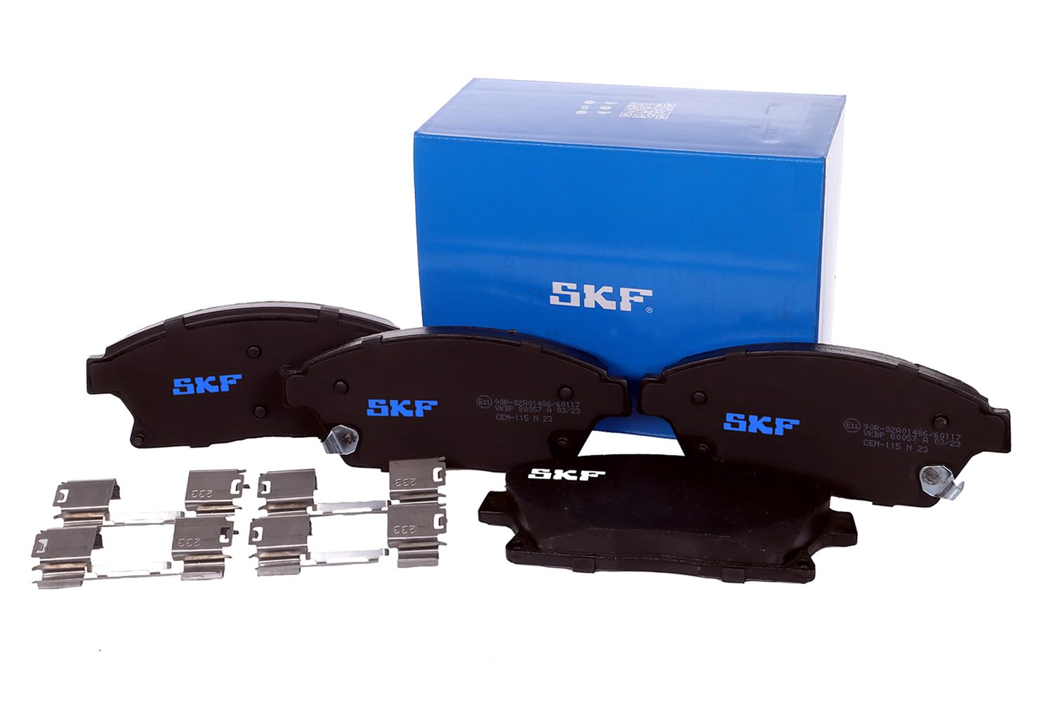 Skf Vkbp 80057 A Kit Pastiglie Freno, Freno A Disco-image