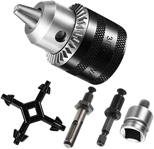 Tool Part For Drill Chucks Set 1.5-10Mm Drill Chuck Adapter Tool Quick Change Adapter Electric Hammer Accessories